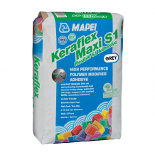 Mapei Keraflex Maxi High-Performance Low Dust Standard Set Flexible S1 Adhesive Grey 20kg